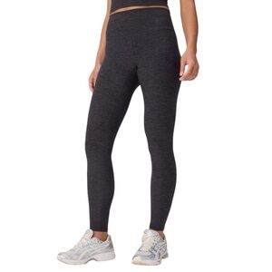 Fabletics HeatherFlex High-Waisted TLC Leggings Black Size Small NWT
